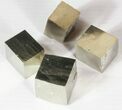 Natural Pyrite Cubes From Spain (Wholesale Flat) - Pieces #63481-1